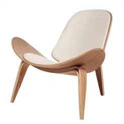 Wooden Accent Chair – Tapered Legs — Ash Edition