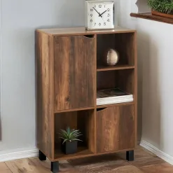 Storage Cabinet – 2 Doors + Shelf — Oak Edition